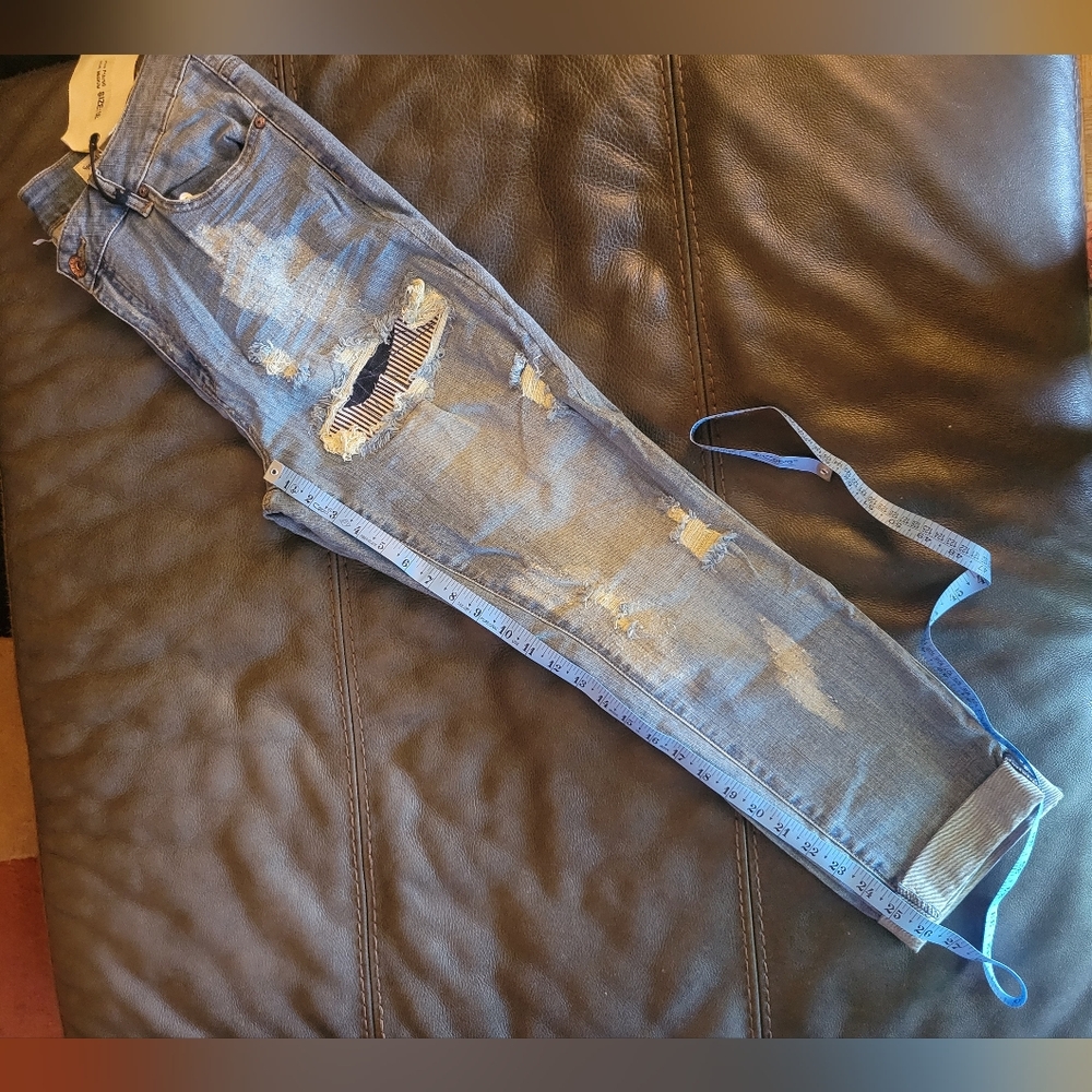 NWT Special A Distressed Ankle Skinny Jeans SZ 1X - Picture 8 of 10